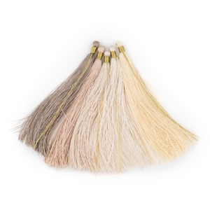 Beige Tassels Pack Of 5 main image 1