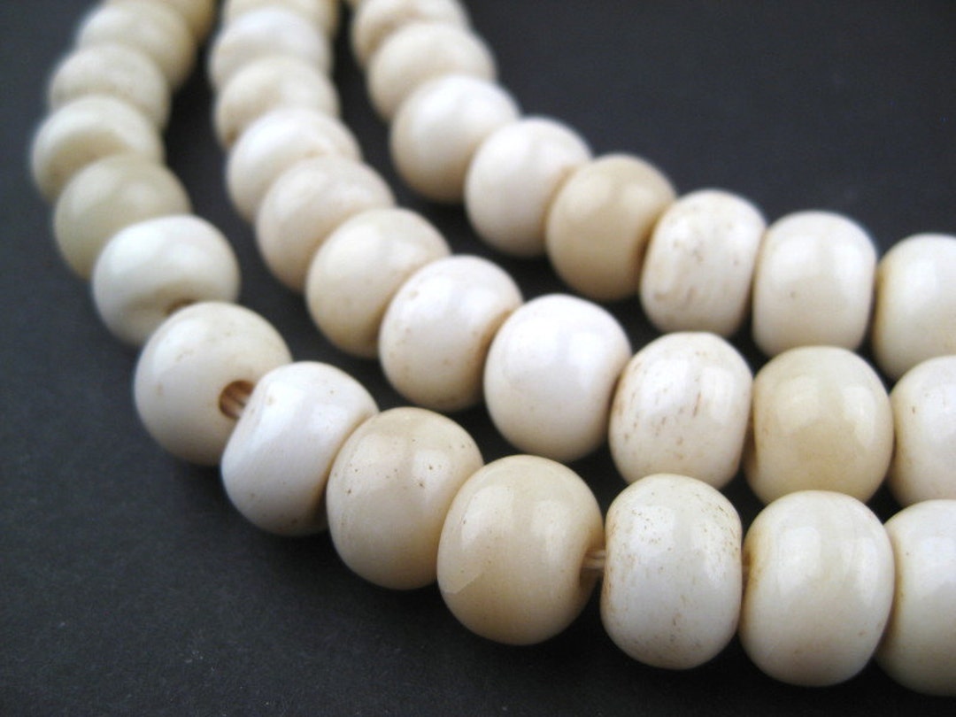 108 Round Bone Beads Mala Beads Tibetan Bone Beads Recycled Beads 108-round-bone-beads-mala-beads-tibetan-bone-beads-recycled-beads
