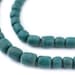 100 Teal Java Glass Beads 6-8mm: Java Seed Beads Bali Glass Beads Matte ...