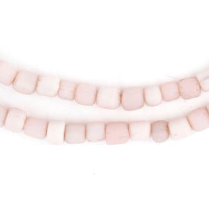 150 lavendellila Java-glaspärlor - Pärlor i sträng - Små lila pärlor - Etniska glaspärlor - Glasnuggetpärlor (JVA-RND-PRP-105)