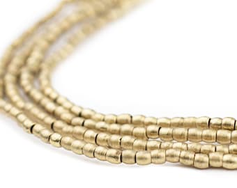 300 Brass Tiny Oval Beads 2mm: Ethnic Metal Beads Metal Spacer Beads Handmade Brass Beads 2mm Brass Beads Oval Shaped Beads Brass Oval Beads