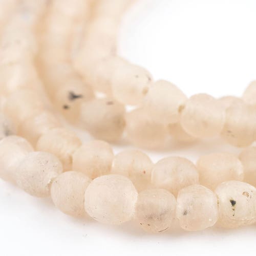 72 Rose Recycled Glass Beads 7mm Ecofriendly Beads Fair Etsy