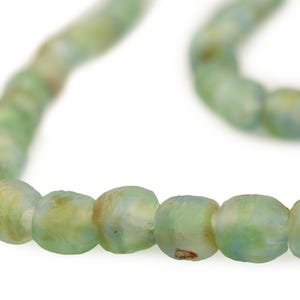 50 Recycled Glass Beads - African Beads - Earth Essence - 11mm Round Beads - Fair Trade - Made in Africa (RCY-RND-MIX-658)