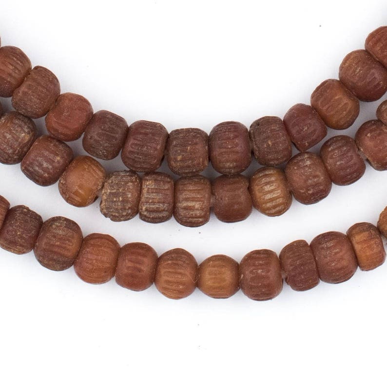 120 Carved Nigerian Camel Bone Beads: 6mm Bone Beads Recycled | Etsy
