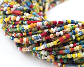 400 Small Vintage Christmas Beads: African Love Beads Czech Seed Beads Tribal Glass Beads 3mm Glass Beads African Beads (XMAS-MIX-MIX-215)