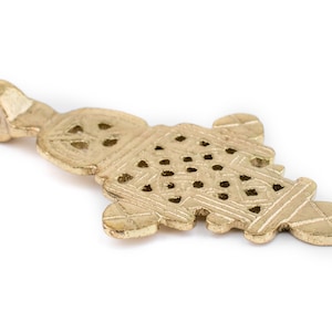 Brass Ethiopian Coptic Cross: Coptic Cross Pendant Brass Coptic Cross Brass Cross Pendant Brass Pendant Ethiopian Cross (PND-CBM-653)