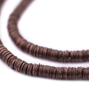 1200 Copper Flat Disk Heishi Beads 4mm: Metal Spacer Beads Ethnic Metal Beads Ethnic Copper Beads 4mm Copper Beads Flat Shaped Beads