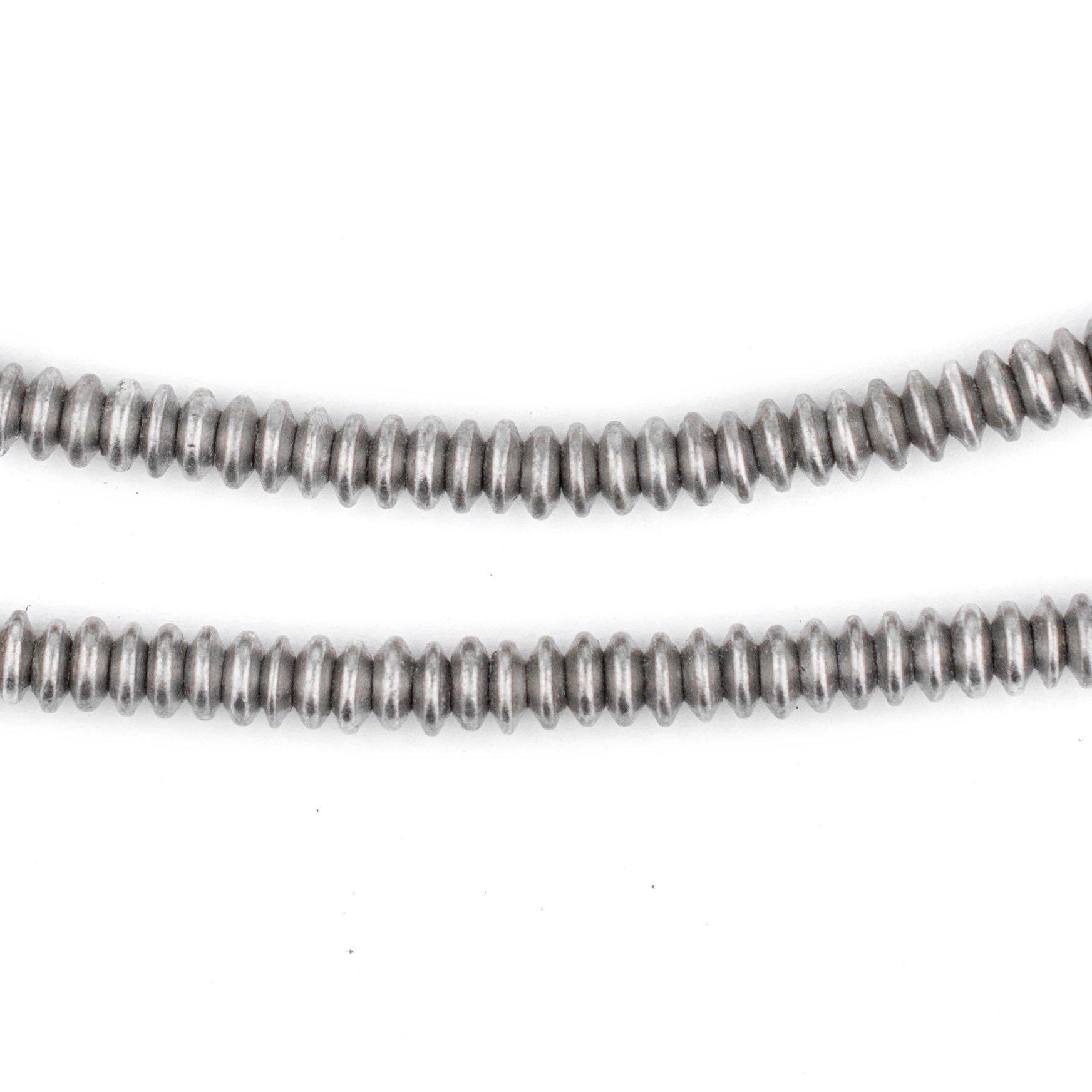 290 Silver Saucer Beads 5mm Ethnic Metal Beads Metal Spacer Etsy