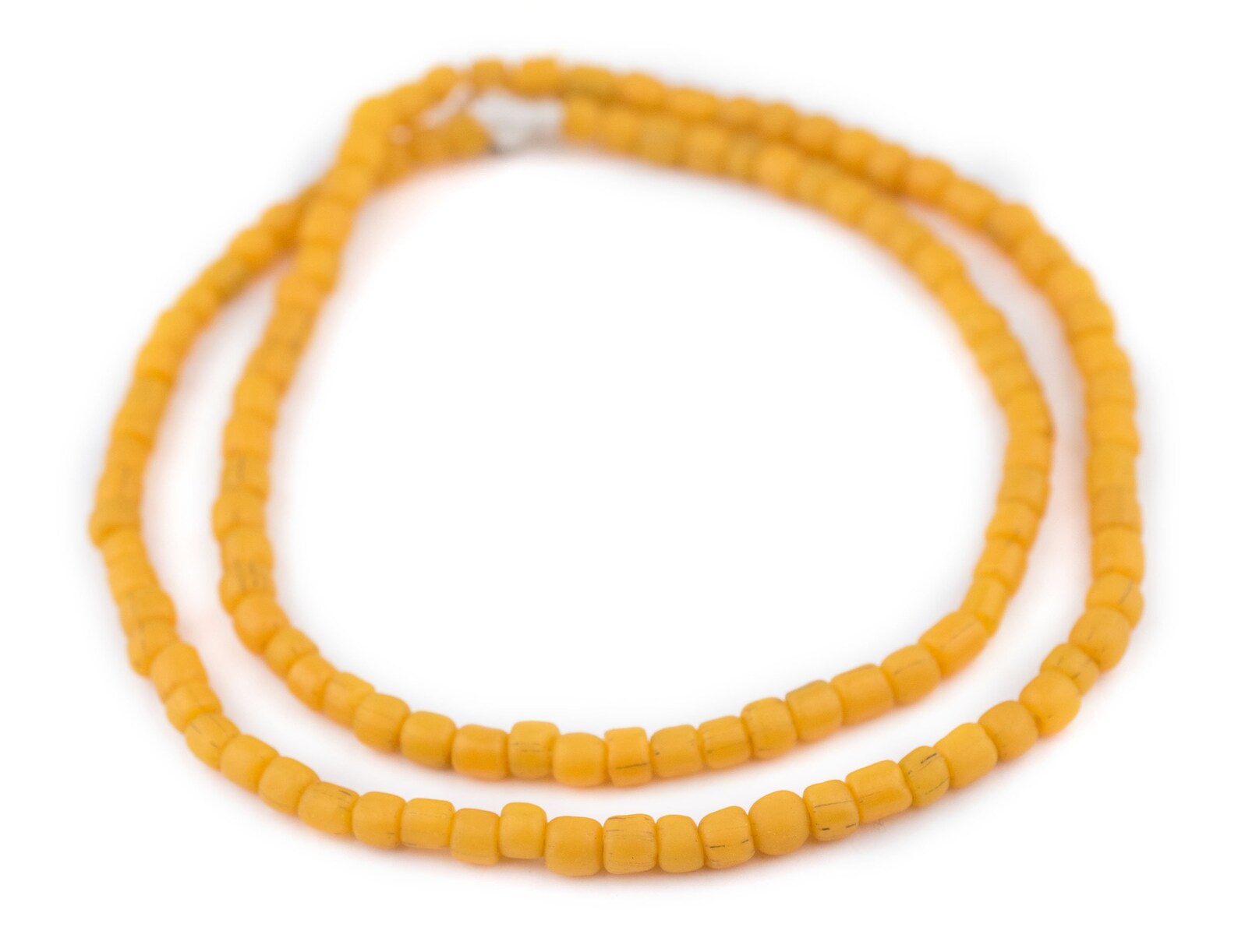 150 Yellow Glass Beads Java Beads Small Glass Beads Etsy