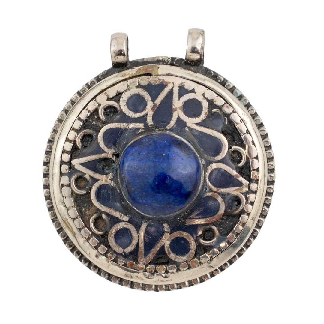 Pendentif Lapis-Lazuli roulé – Calme & Confiance