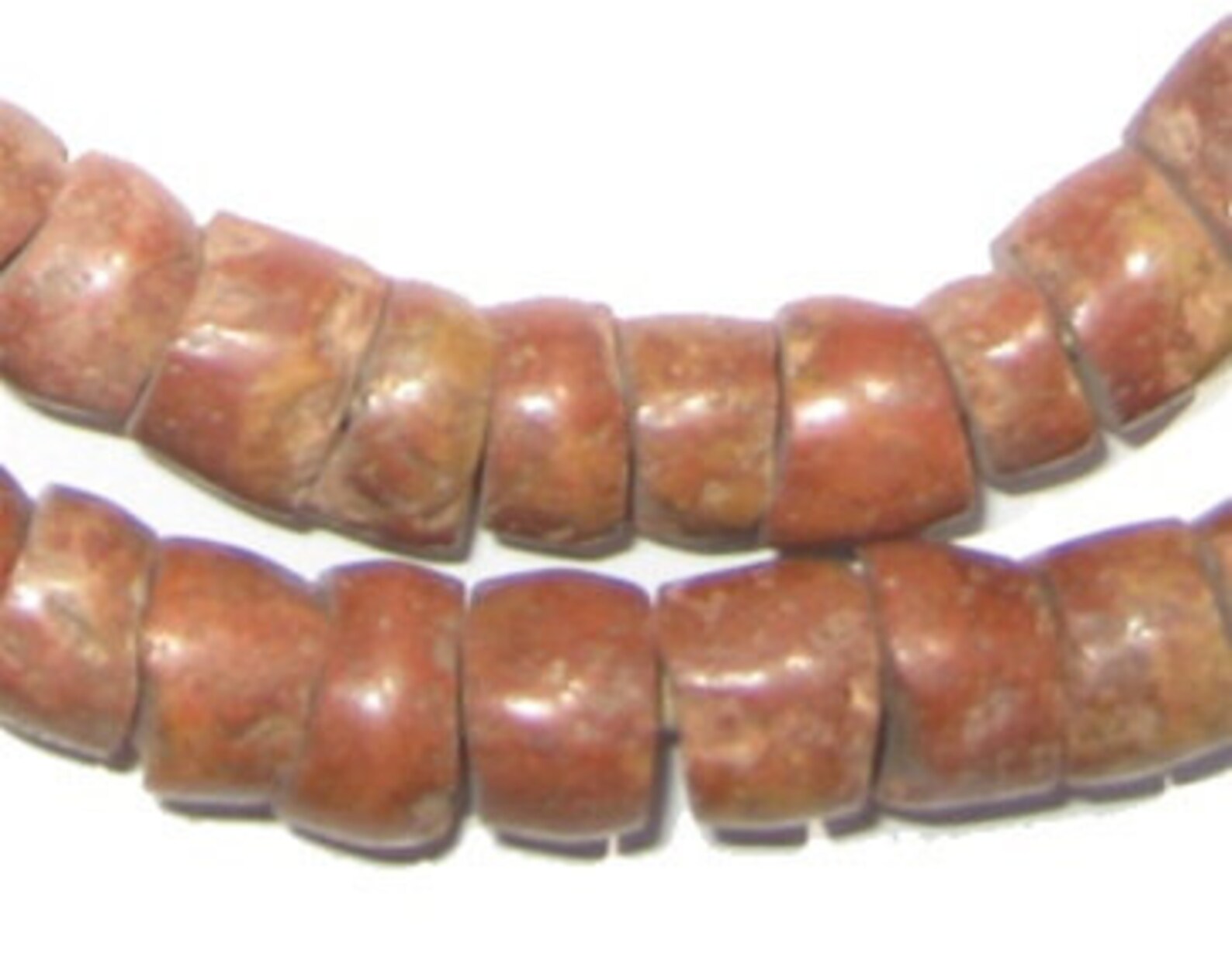 140 Bauxite Beads African Trade Beads From Ghana Natural Etsy