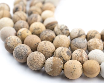 46 Round Picture Jasper Beads: Round Jasper Beads Genuine Jasper Large Stone Beads Stone Round Beads 9mm Jasper Beads (STN-RND-MIX-329)