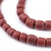 100 Red Java Glass Beads 6-8mm: Java Seed Beads Bali Glass Beads Matte ...