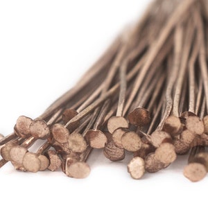 Copper Head Pins: 21 Gauge, Choose Size 1 inch, 1.5 inch, 2 inch, 2.5 inch, 3 inch, Professional Designer Quality, Ships from USA!