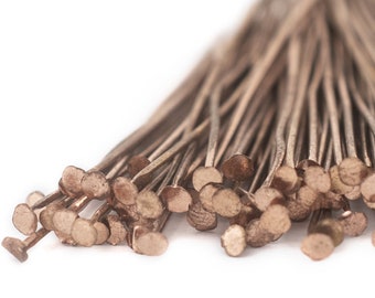 Copper Head Pins: 21 Gauge, Choose Size 1 inch, 1.5 inch, 2 inch, 2.5 inch, 3 inch, Professional Designer Quality, Ships from USA!
