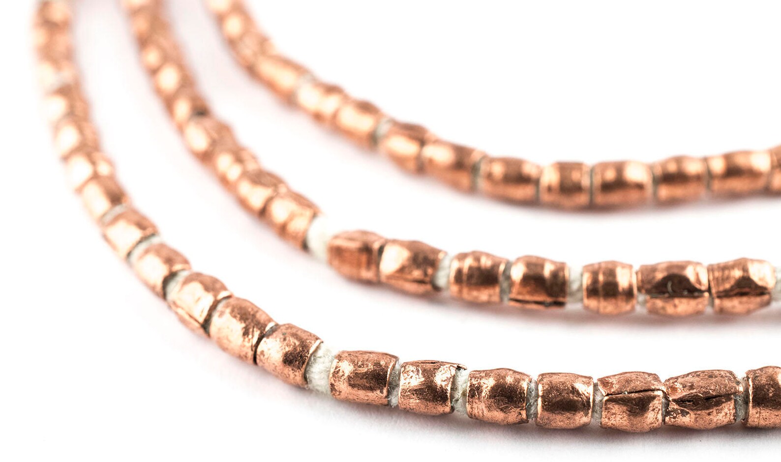 260 Vintage Copper Tube Beads 35x2mm African Copper Beads Etsy