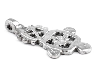 Ethiopian Coptic Cross Small - African Pendant - Silver Cross Pendant - Authentic Ethiopian Pendant - Made in Ethiopia (PND-CSS-514)