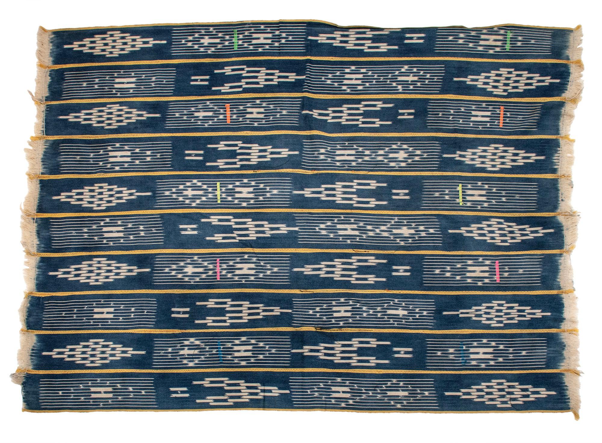 Authentic Indigo Cloth: Handmade West African Textile, Premium