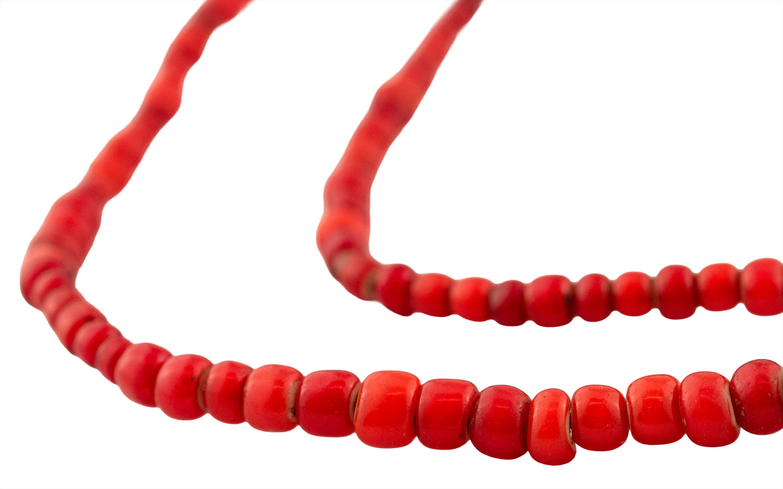 Venetian white heart beads - Etsy 日本