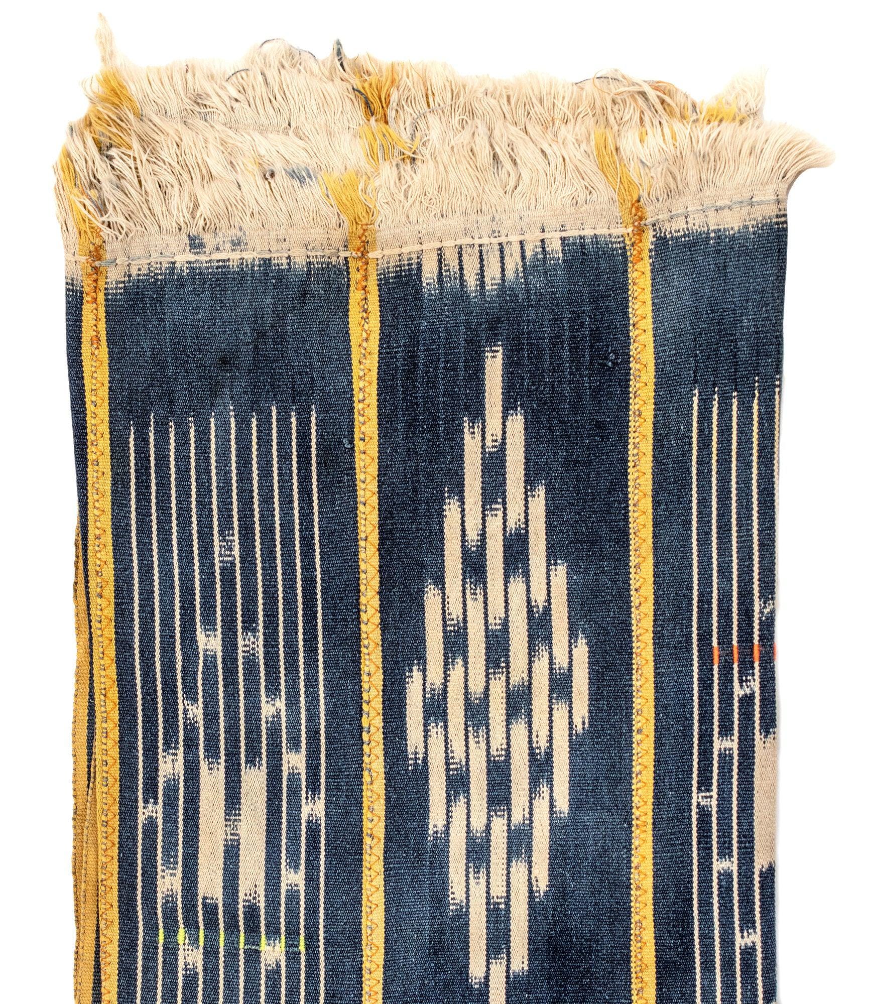 Authentic Indigo Cloth: Handmade West African Textile, Premium