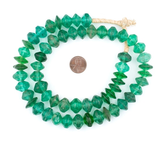 12 PCS Trade Czech Bohemian Glass Bicone Beads