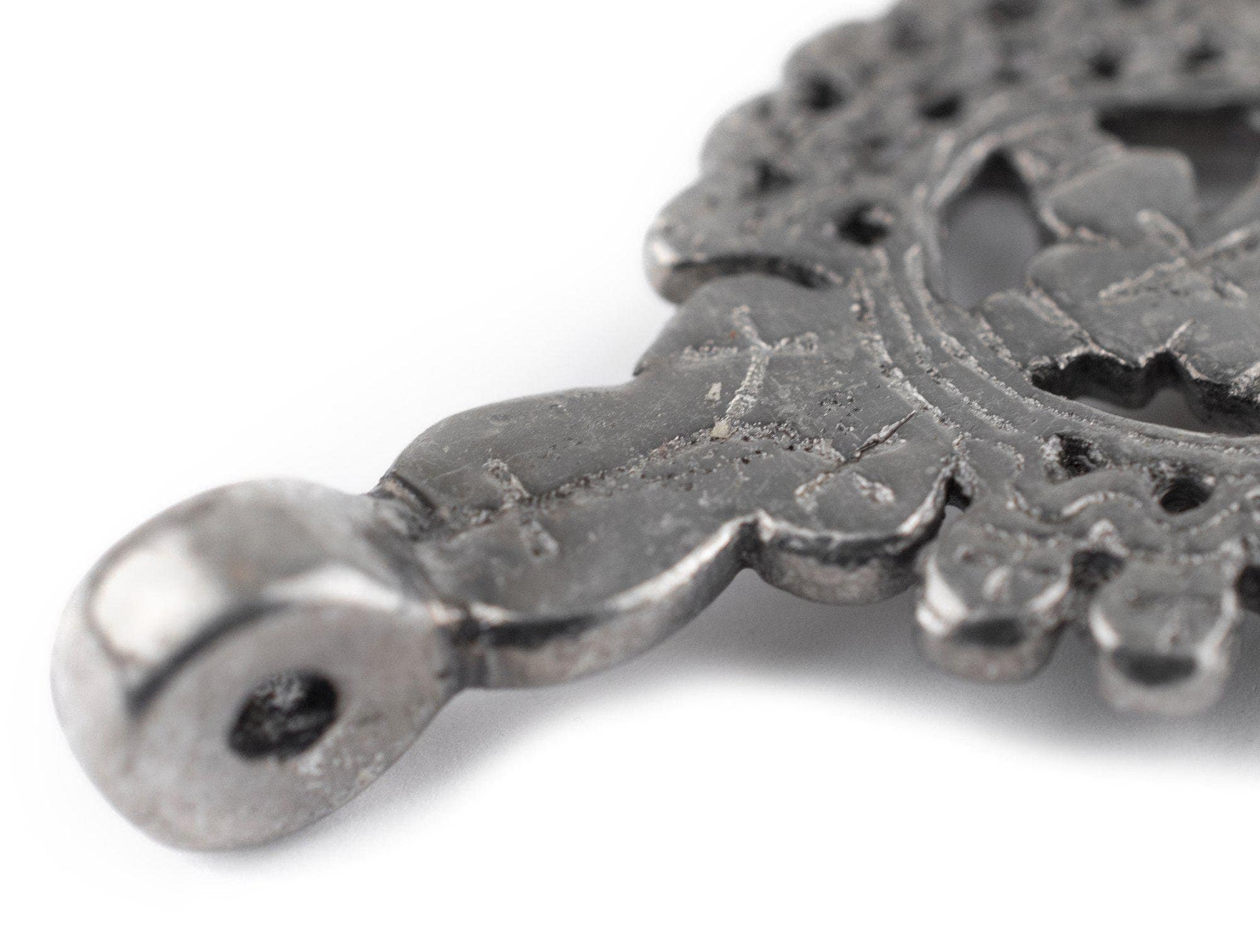 ラリベラ シルバー コプト クロス ペンダント 30 x 70 mm