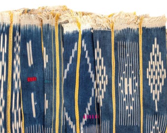 Authentic Indigo Cloth: Handmade West African Textile, Premium