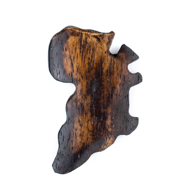 Africa Pendant African Bone Pendant Made in Kenya ** African Continent Jewelry Making Supplies PND-BON-121 Batik Bone Pendant