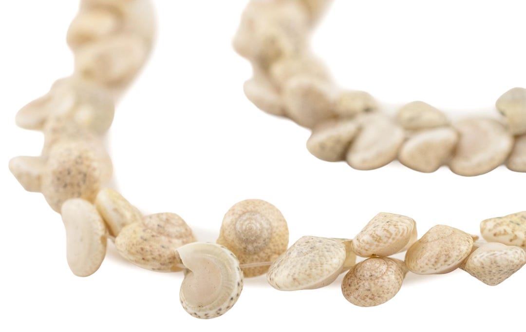 Sea Spiral Natural Shell Beads: Coastal Handmade Beach Boho Jewelry ...