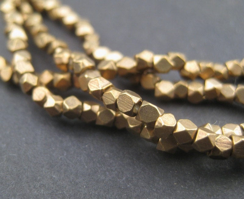 Buy 5mm Brass Bead Round Brushed Diamond Cut Circle Beads, 8 inch Online –  The Bead Traders
