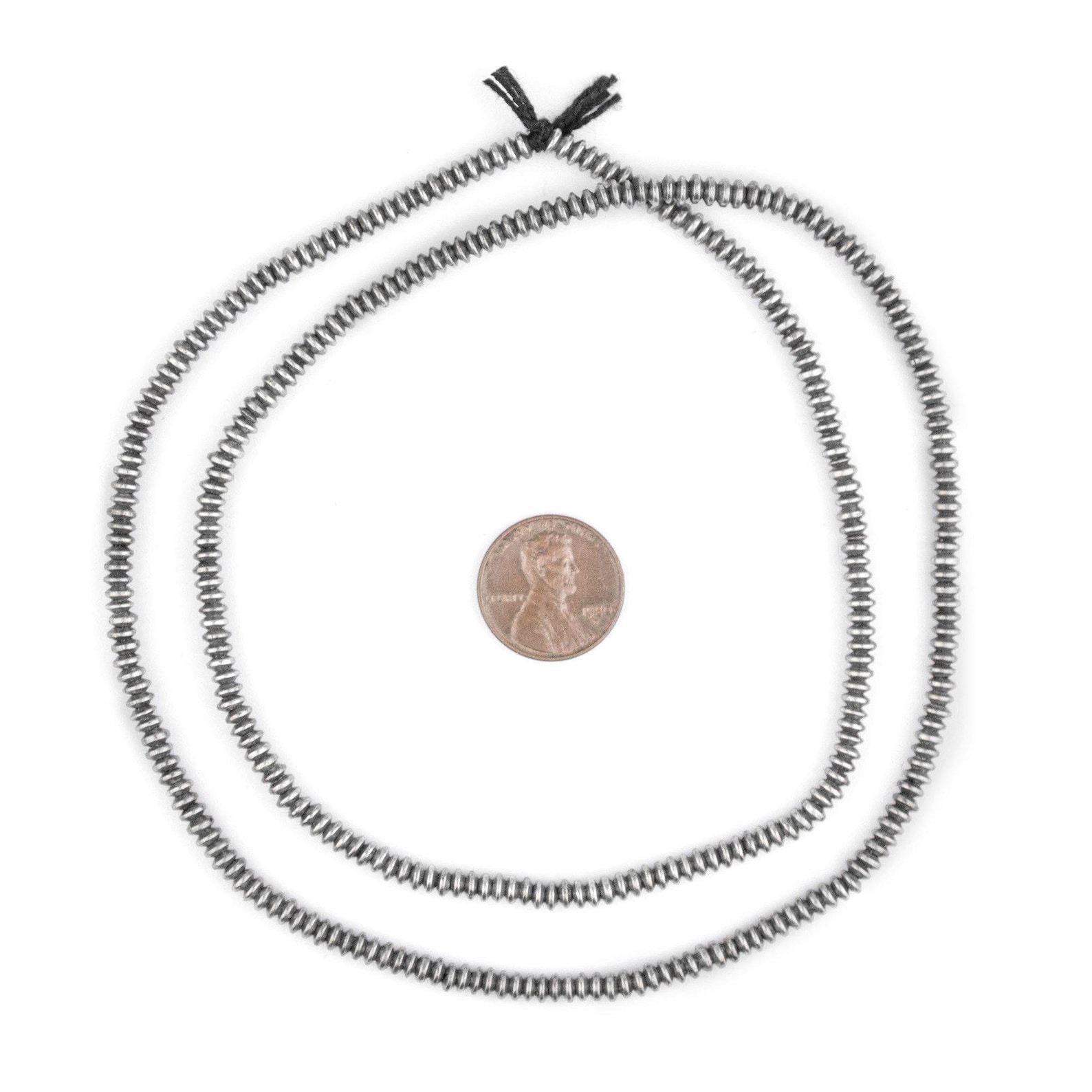 350 Silver Saucer Beads 4mm Ethnic Metal Beads Metal Spacer Etsy