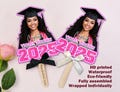 Custom Graduation Fans, Grad Fans, Class of 2025, Custom Face Fans, Handheld Fan, Face on A Stick, Graduation Big Head Cutout, Party Favors product logo