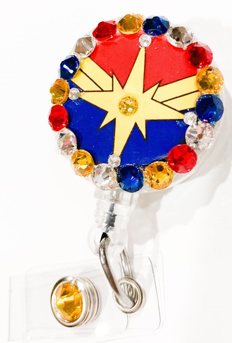 Captain Marvel Hala Star Swarovski Crystal Embellished | Etsy