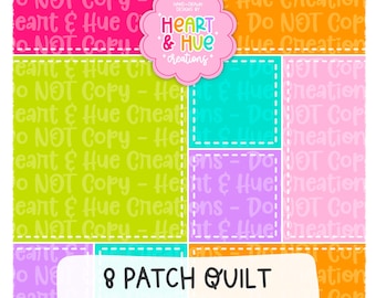 Kit de plantillas sin costuras para patchwork para Procreate / Plantillas de patrones sin costuras / Plantilla de patrón sin costuras para patchwork / Solo para Procreate