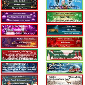 Jukebox Customized Title Strips