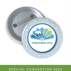 Special Convention 2025, Yokohama, JW Pin, Pure Worship, Button Pins, Gifts, JW Convention Pins, Special Convention City Button Pin