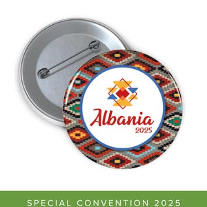 Special Convention 2025, Albania, JW Pin, Pure Worship, Button Pins, Gifts, JW Convention Pins, Special Convention City Button Pin, magnet