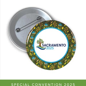 Special Convention 2025, Sacramento, JW Pin, Pure Worship, Button Pins, Gifts, JW Convention Pins, Special Convention City Button Pin,