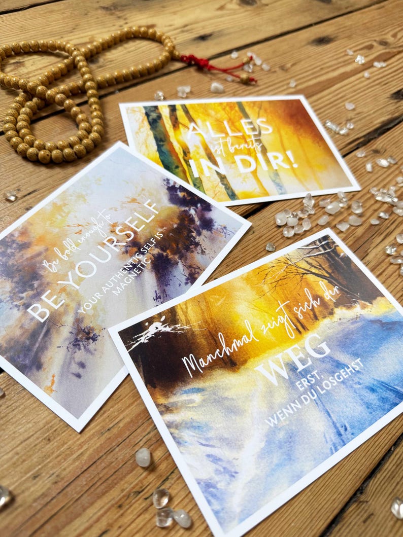 Vision Board Ideen, Vision Board Sprüche, Affirmationskarte