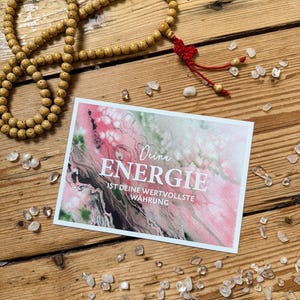 Vision Board Set, Vision Board Ideen, Affirmationskarte