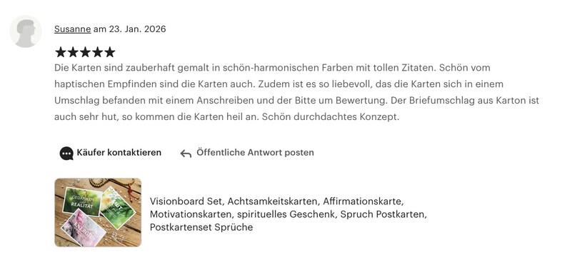 Bewertung - Vision Board Ideen, Vision Board Sprüche, Affirmationskarte