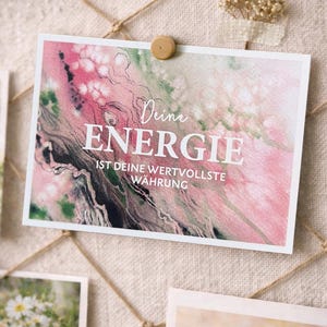 Vision Board Set, Vision Board Ideen, Affirmationskarte