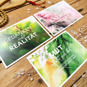 Vision Board Ideen, Vision Board Sprüche, Affirmationskarte