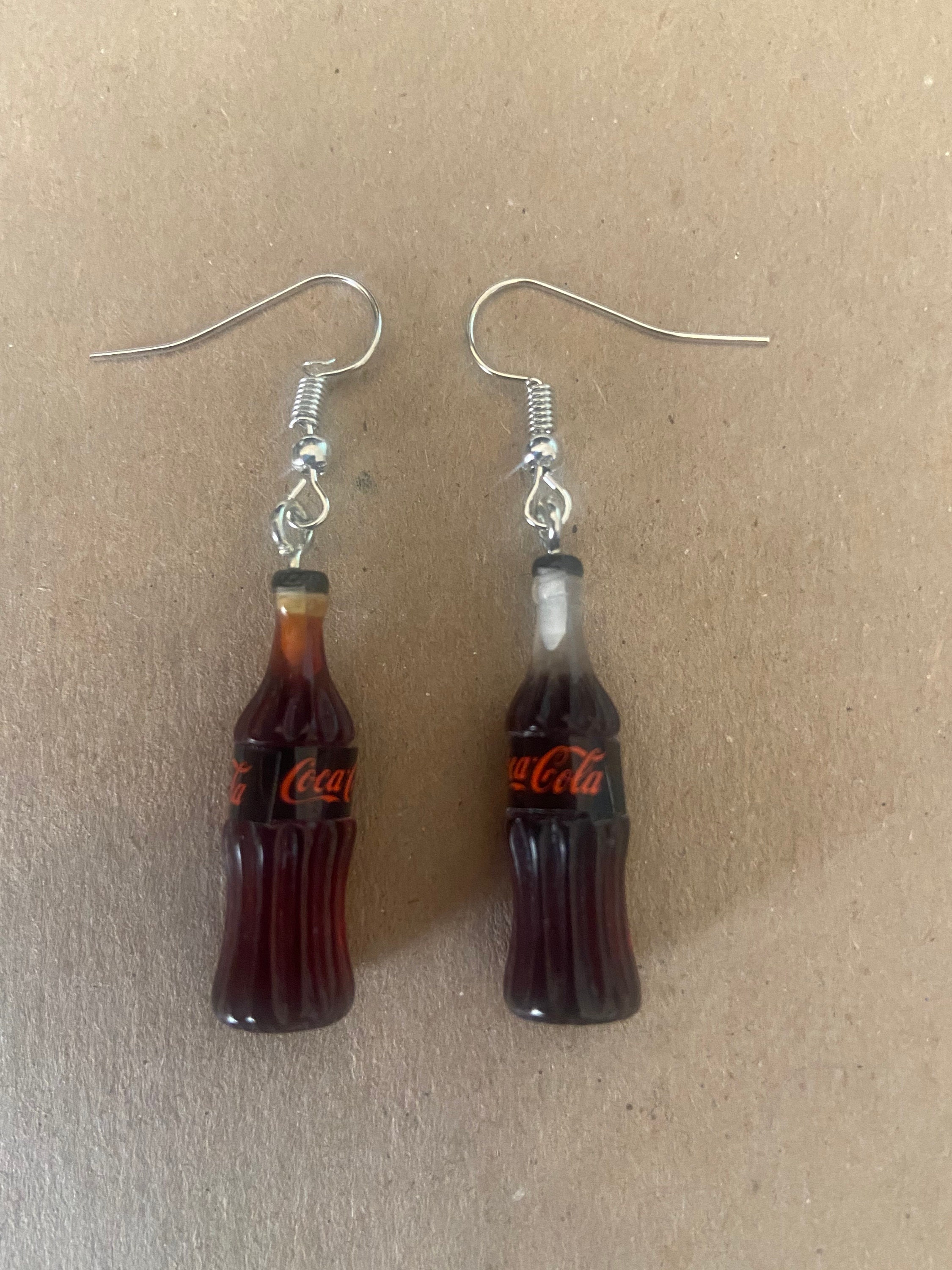 Coke Bottle Earrings Etsy