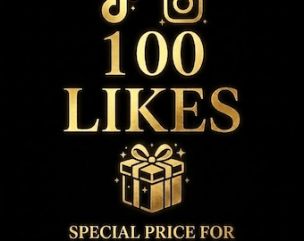 Instagram likes, TikTok likes, 100, Voltooid binnen 5 uur