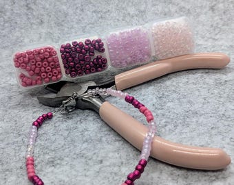 Glass beads bracelet kit