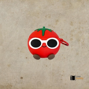 apple Airpods Cartoon Tomato Case do AirPods 4 Airpod 1 2 3 Pro Pro2 Bluetooth Słuchawki douszne Etui ochronne do słuchawek