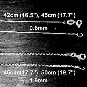 Italiensk kedja i sterlingsilver: Rund kabel- eller lådkedja | Halsband i massivt 925