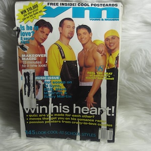 YM Magazine August 1999 98 Degrees| Magazine for Teens| Teenager Magazine| NSYNC| Backstreet Boys| Ricky Martin| Mark McGrath| Single Issue