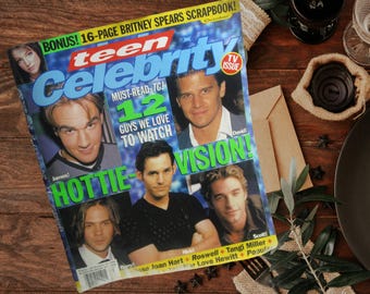 Teen Celebrity Magazine October 1999| Britney Spears| James Van Der Beek| Magazine for Teens| Teenager Magazine| Single Issue| Pop Stars